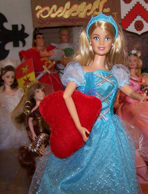 Megan rushed forward with first aid supplies!