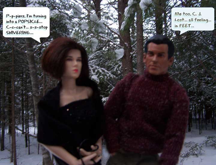 The temperature was sub-zero!