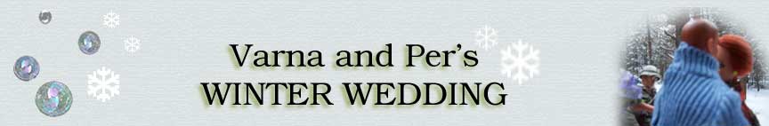 Varna and Per's Winter Wedding
