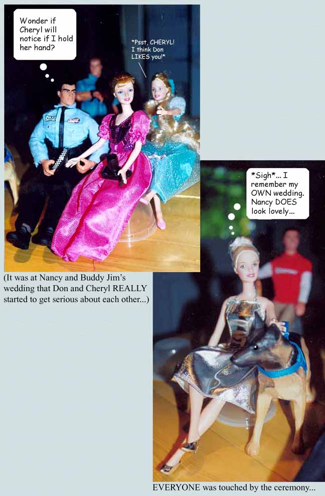 The touching ceremony had a big effect on the guests...