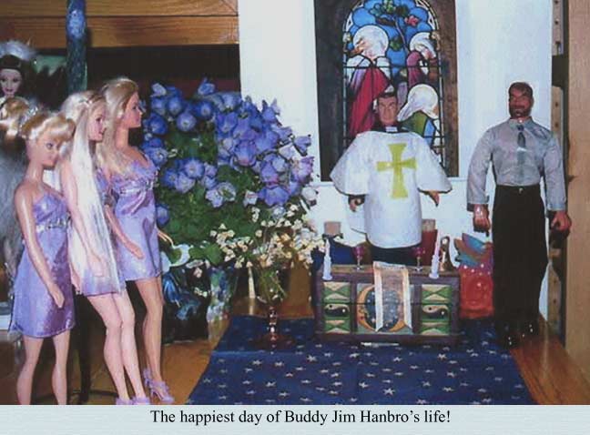 The bridesmaids are so happy for the couple!