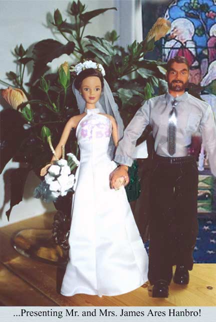 Presenting Mr. and Mrs. James Ares Hanbro!