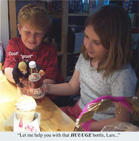 Let me help you with that HUGE bottle, Lars...