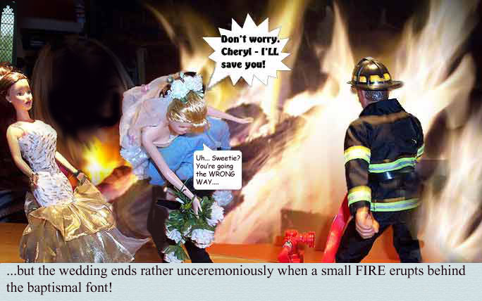 ...when a FIRE unexpectedly breaks out!
