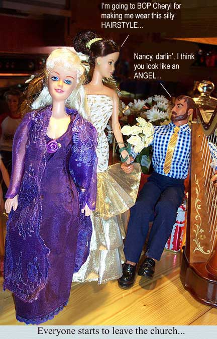 Everyone starts to leave...