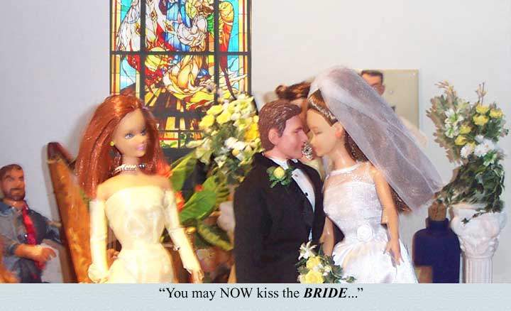 You may NOW kiss the bride...