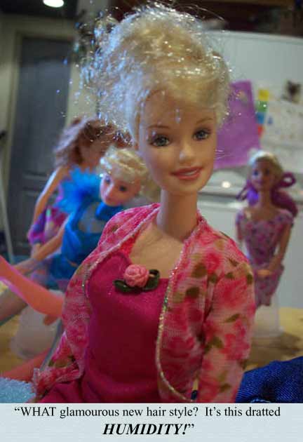 WHAT glamorous new hairstyle? - it's this HUMIDITY!