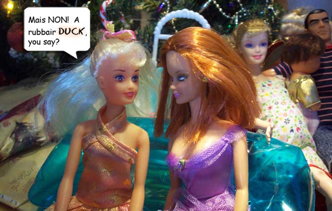 (...and don't forget to tell Fleur about the fuzzy UNDERWEAR, Varna...)