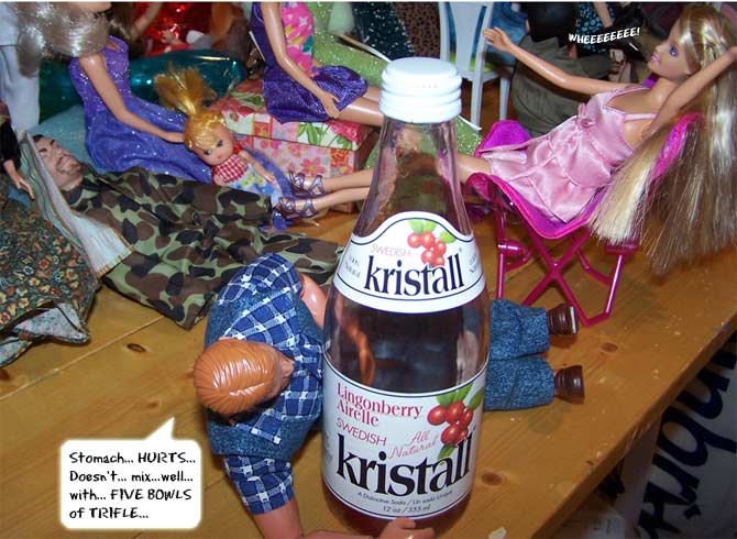 (Serves him RIGHT - the big PIGGY!)
