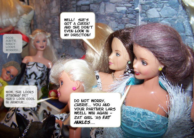 (But then again, Nancy's NEVER amused!)