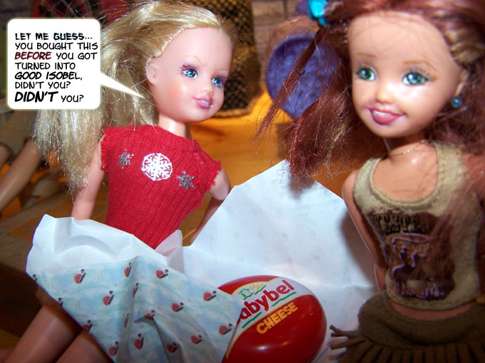 AND she's LACTOSE-INTOLERANT!