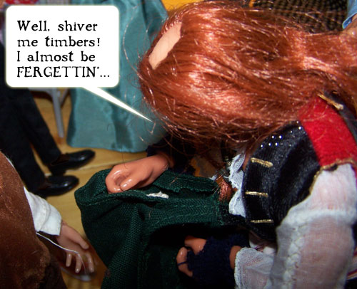 What can he be TALKING about?