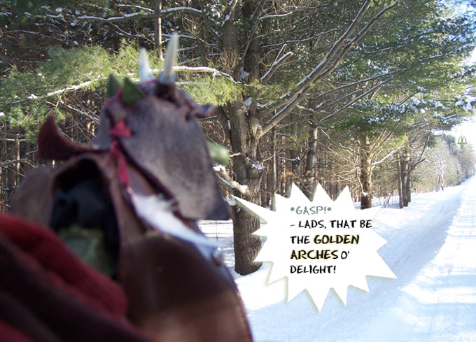 His favourite place!