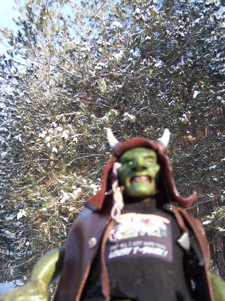 He's running, silly troll!